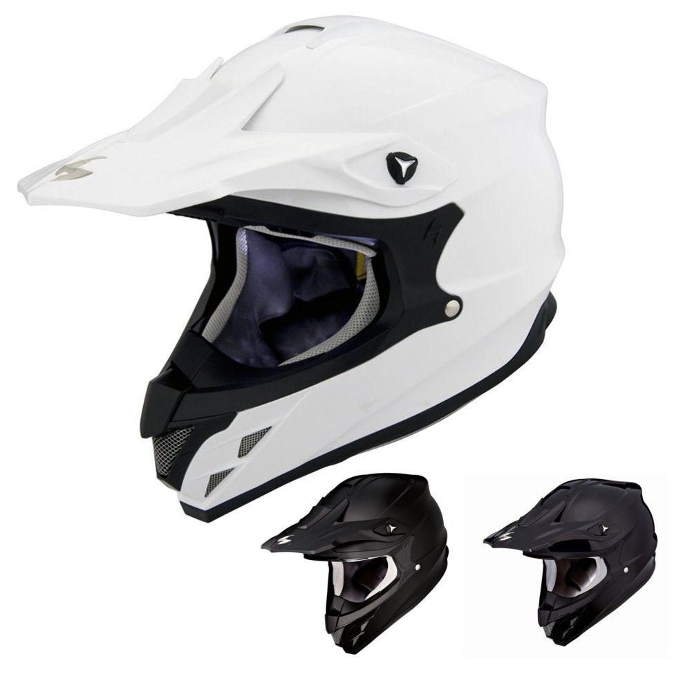 Scorpion Vx 34 Solids Motocross Helmets Motocross Helmets