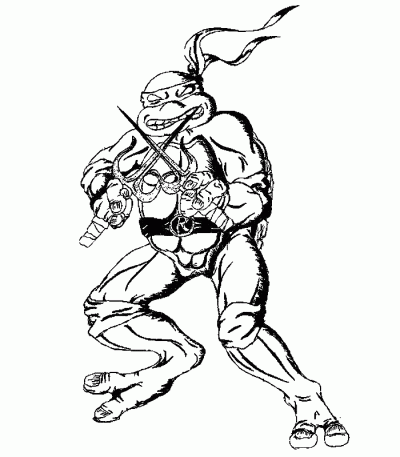 Resultado De Imagen Para Dibujos Para Colorear De Tortugas Ninja Rafael Tortugas Ninjas Dibujos Ninja