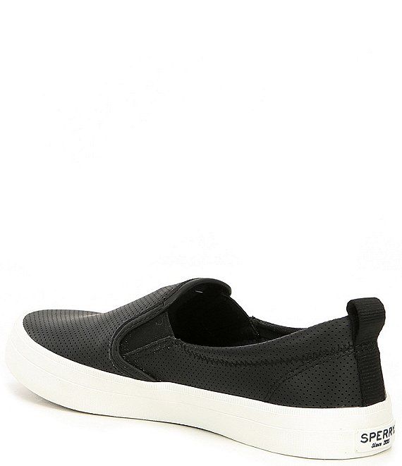 women's crest twin gore perforated slip on sneaker