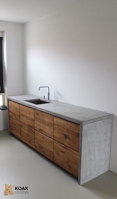 Wunderschöne Küche aus Beton und Holz. DIY-Arbeitsplatte zum ... Wunderschöne Küche aus Beton und Holz. DIY-Arbeitsplatte zum ...