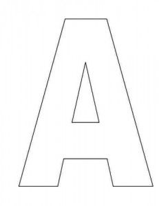 alphabet letter a template for kids3 letter aa pinterest letter a templates