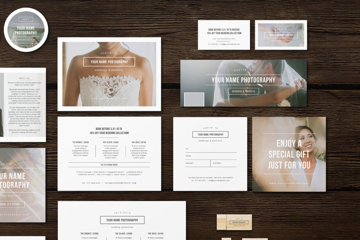 Complete Photography Marketing Set Give Your Studio A Complete Photography Marketing Set Give Your Studio A Clean Minimal And Cohesive Look With 17 Customizable Pieces 32 Page