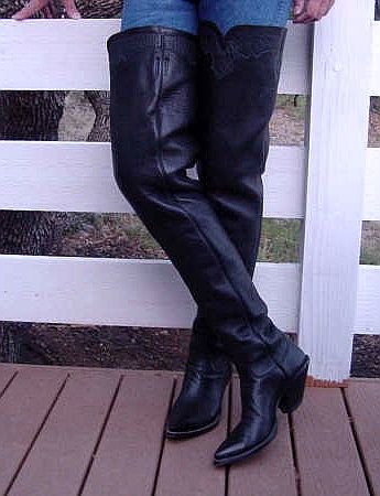 male boots with a heel