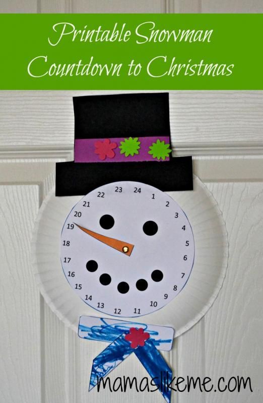 Wonderful Countdown To Christmas Craft Ideas Part - 1: Mamas Like Me: Free Printable #Snowman Countdown To #Christmas Wonderful Countdown To Christmas Craft Ideas Part - 1: Mamas Like Me: Free Printable #Snowman Countdown To #Christmas