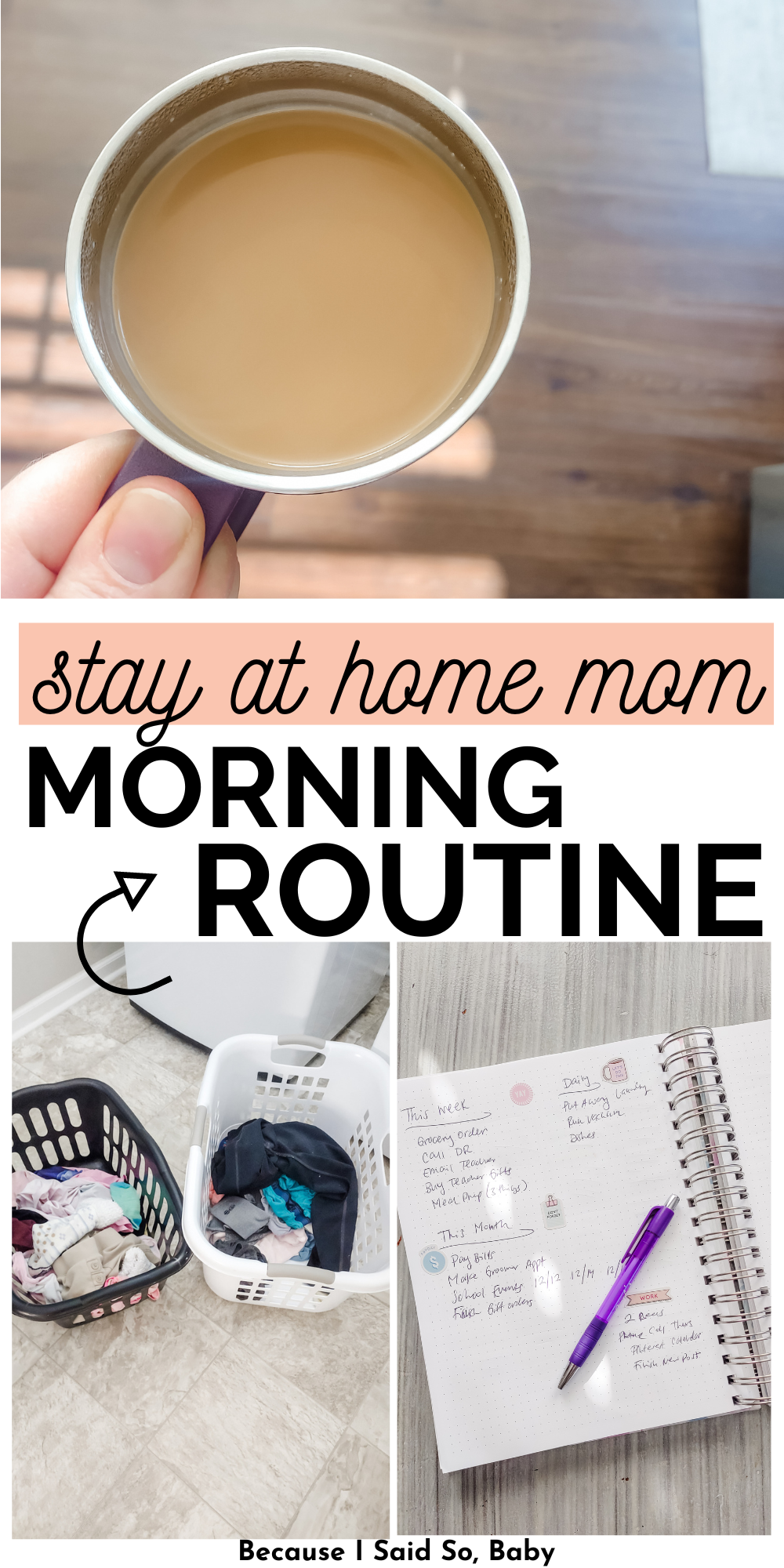 My Stay at Home Mom Morning Routine