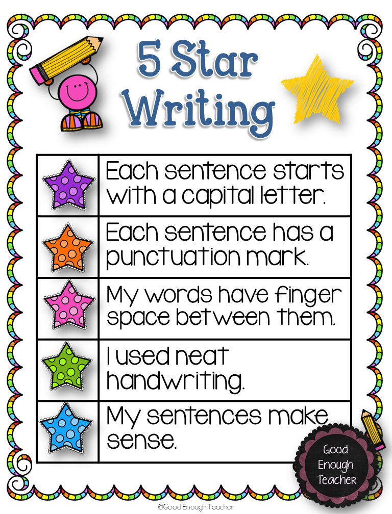 5 Star Writing {& a freebie}