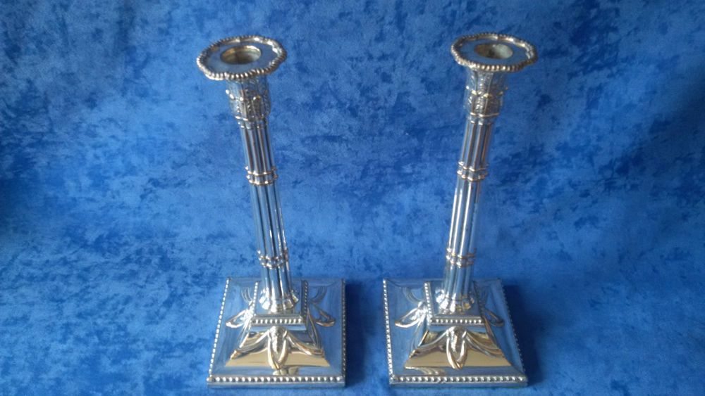 who buys silver plated stuff candlesticks stunning pair 18th century old sheffield fused silver plate candlesticks 1770 who buys silver plated stuff candlesticks stunning pair 18th century old sheffield fused silver plate candlesticks 1770