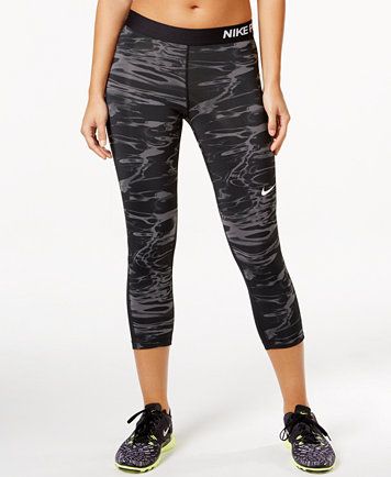 nike grey capri leggings