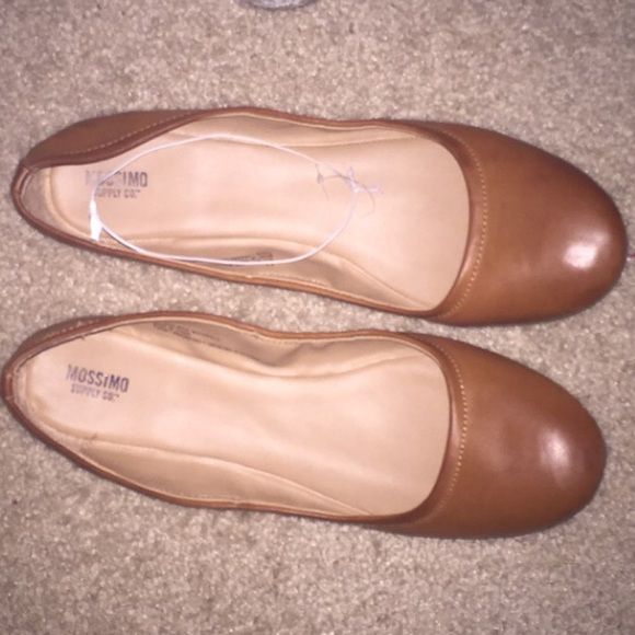 target leather flats