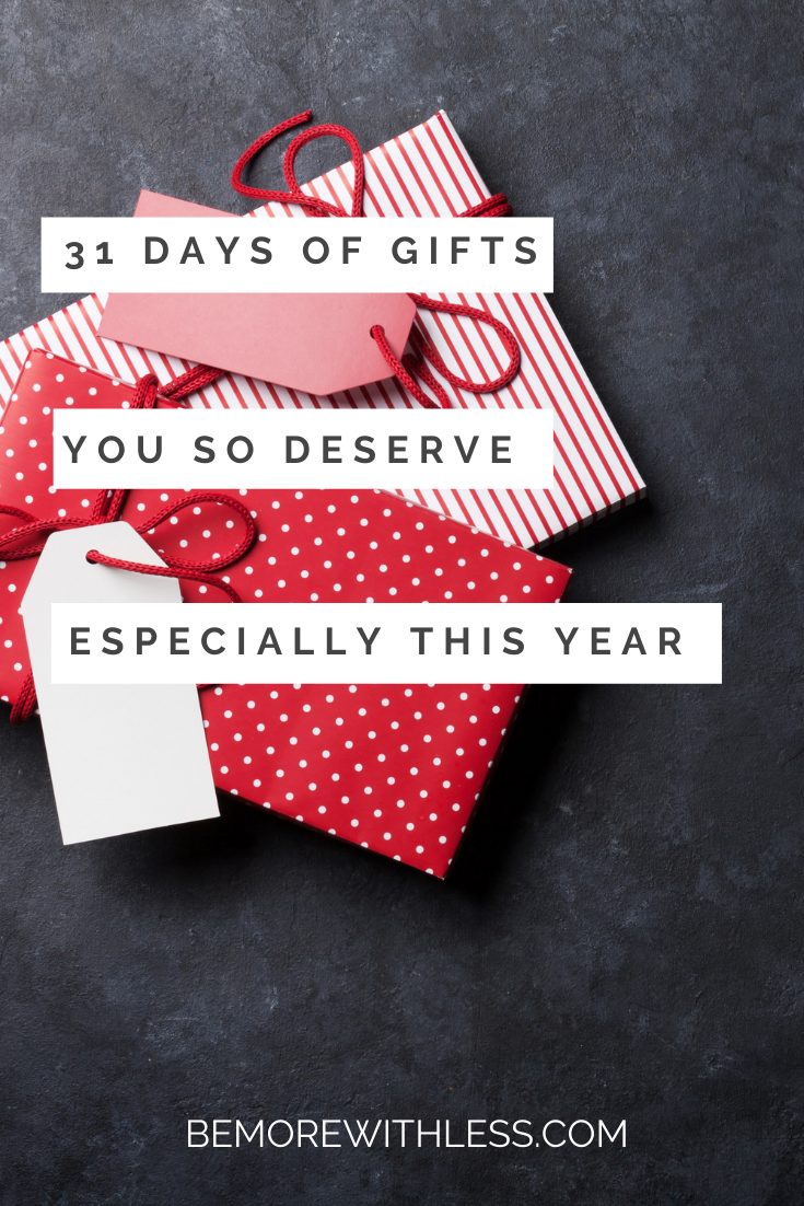 31 Days Of Gifts You So Deserve Especially This Year Favorite Things Gift Simple Holidays Day 31 Days Of Gifts You So Deserve Especially This Year Favorite Things Gift Simple Holidays Day