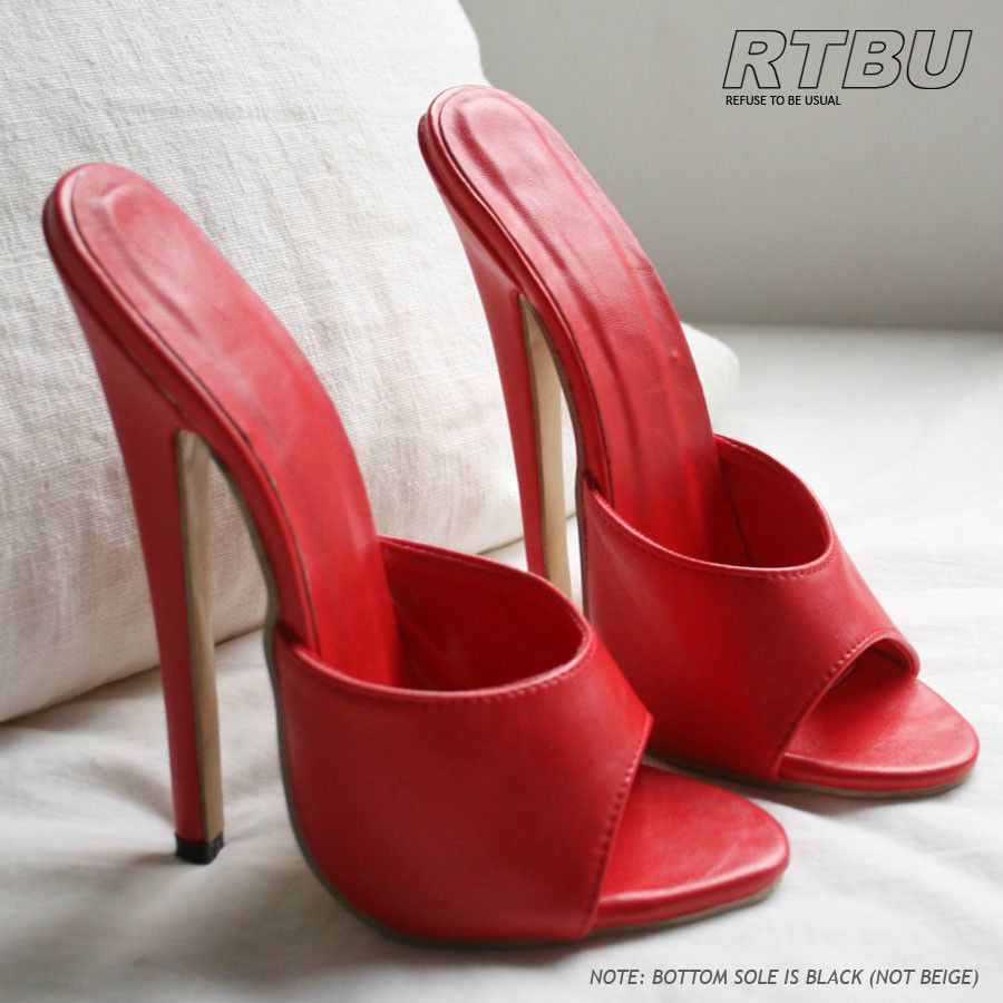 Fetish high heel mules for the Fetish high heel mules