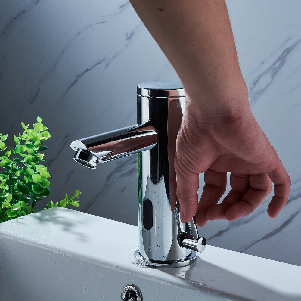 Automatique Robinet Infrarouge Capteur Laiton Pour Cuisine Evier Salle de bains