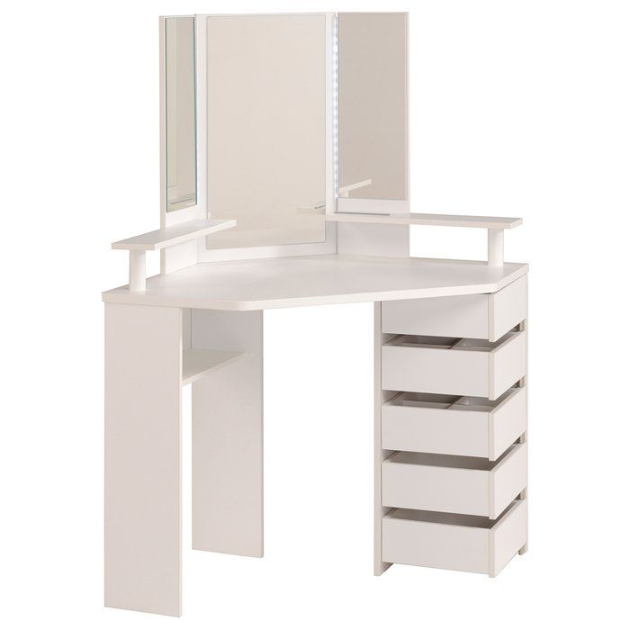 Volage Makeup Vanity With Mirror Dressing Table Corner Room Design - Corner Makeup Vanity With Mirror And Lights Volage Makeup Vanity With Mirror Dressing Table Corner Room Design - Corner Makeup Vanity With Mirror And Lights