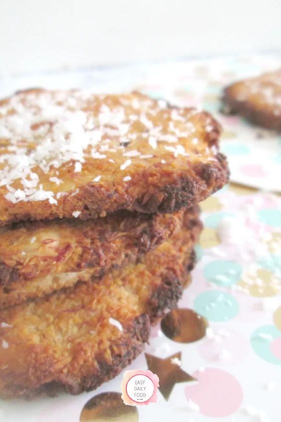 Gezonde kokoskoekjes (3 ingrediënten!)