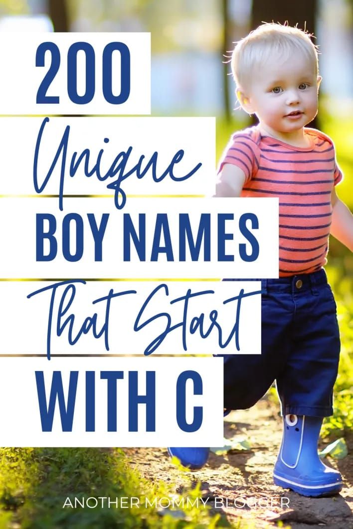 200 Baby Boy Names That Start With C