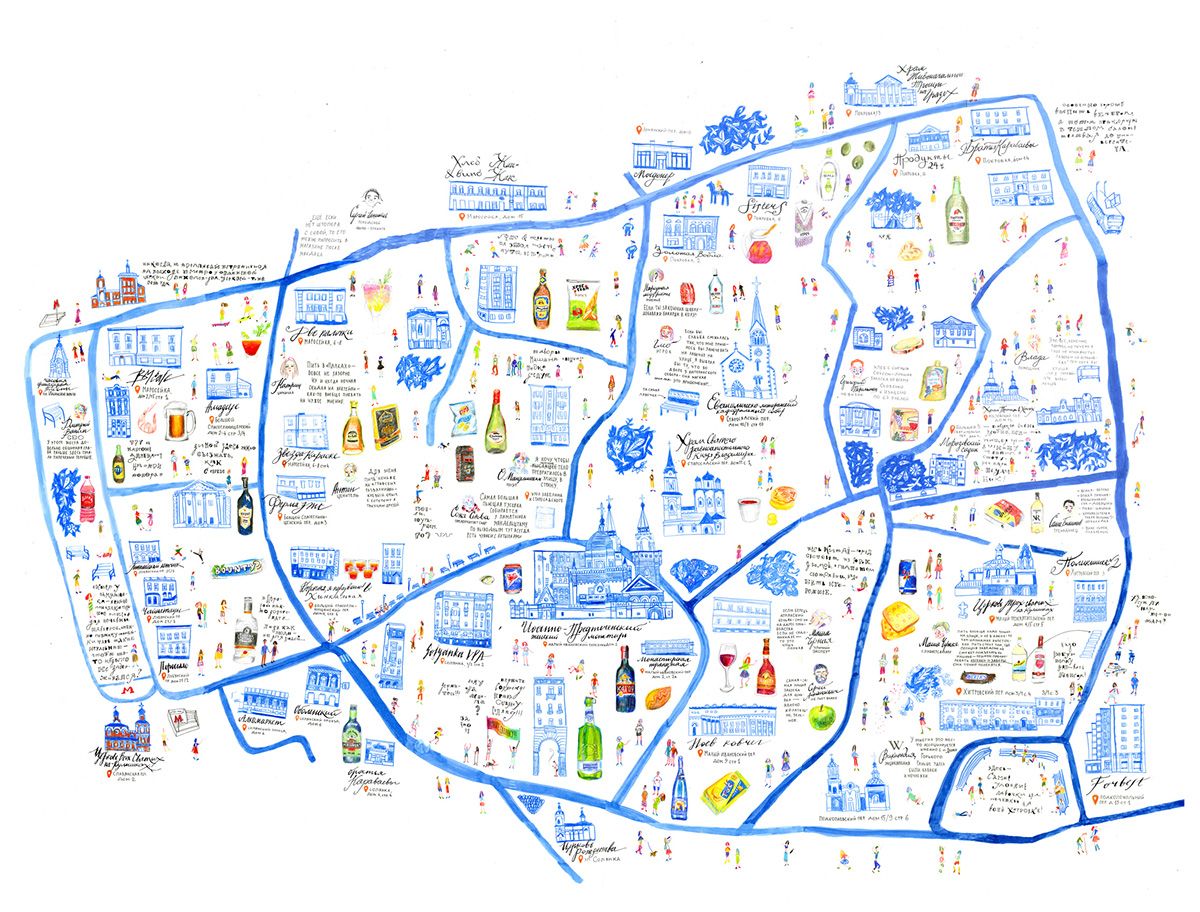 this map was made for the project blue moscow it is alcohol map