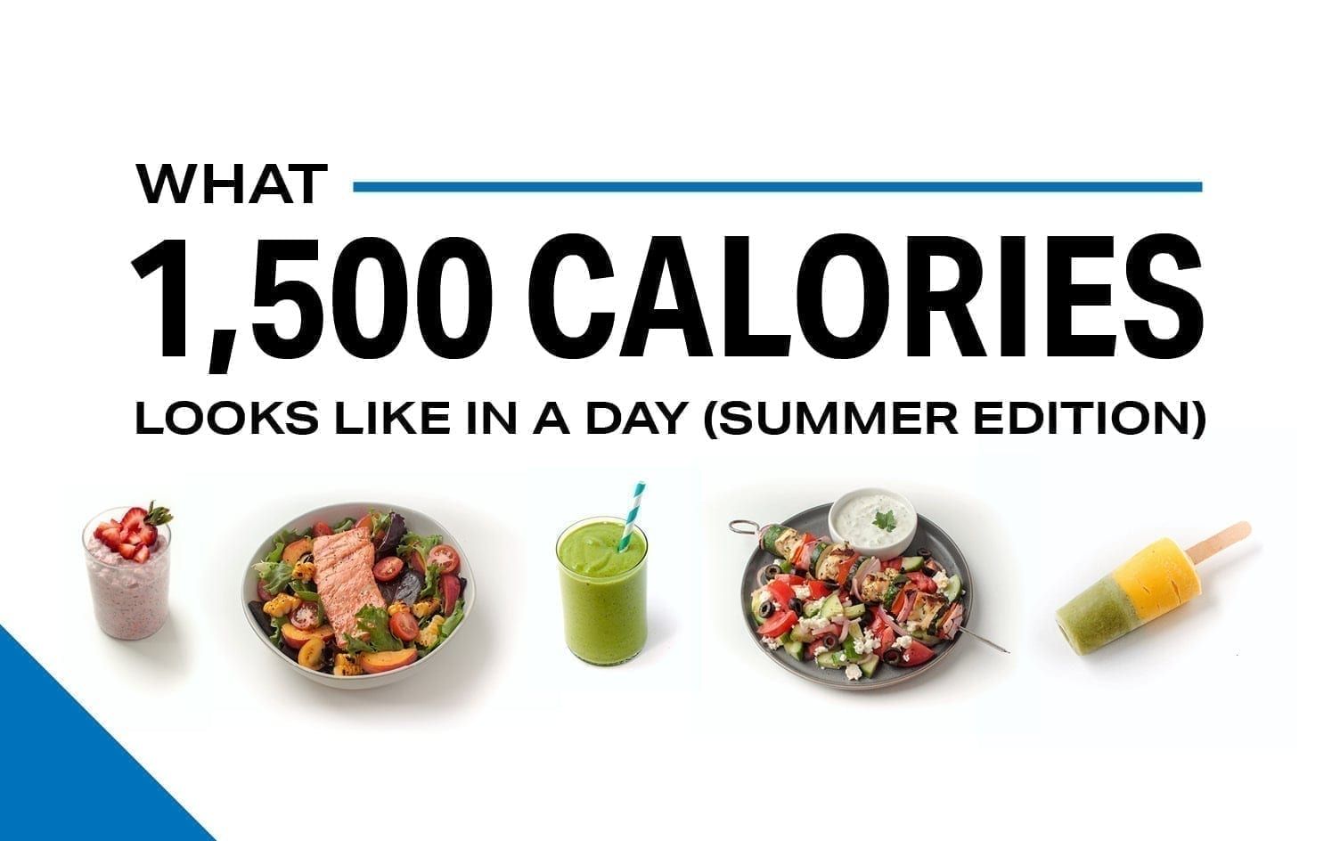 What 1,500 Calories Looks Like (Summer Edition) 500