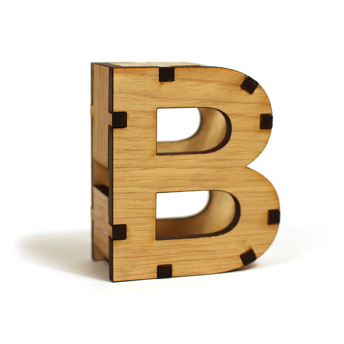 I liked this design on #Fab. Letterform B 4 | Lettre b, Bois, Art