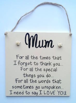 mother's day plaques gifts