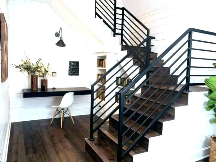 Wood And Metal Stair Railing Amazing Decoration Kits Handrail Modern Wood And Metal Stair Railing Amazing Decoration Kits Handrail Modern Stairs Designs Interior Design 22