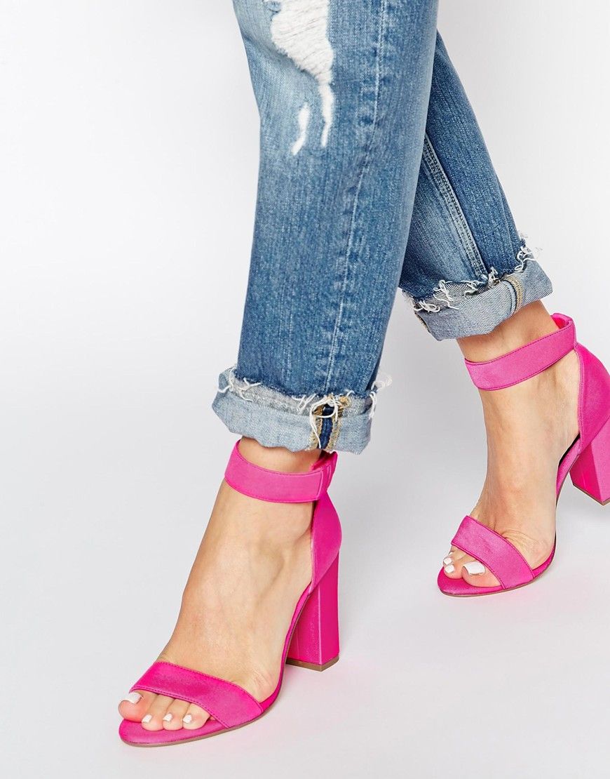 new look pink heels