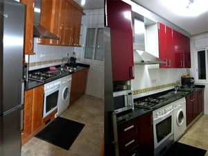 Cómo forrar los muebles de la cocina con vinilo. Una tarea rápida y ... Cómo forrar los muebles de la cocina con vinilo. Una tarea rápida y ...