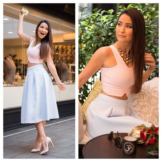 Gizem Hatipoglu Bsl Fashion Summer 2014 Midi Skirts Midi Etek Midi Etekler Midi Skirts Stil
