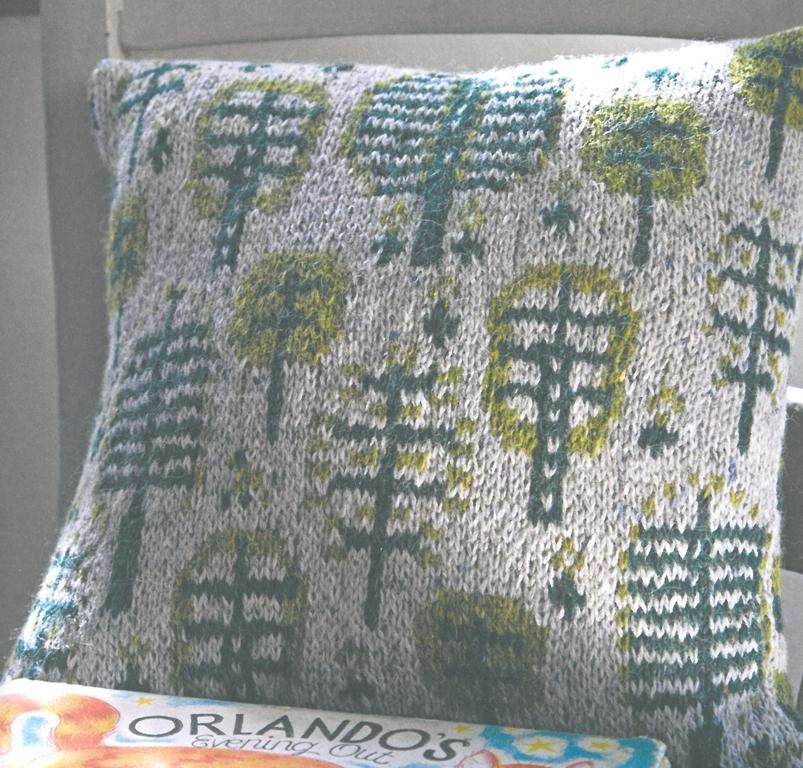 Knitting Pattern for Winter Dreams Fair Isle Cushion