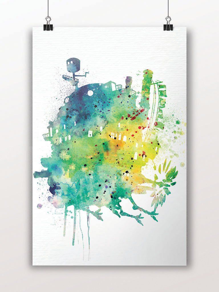 Tree Painting Print Of Original Artwork In Red Abstract Autumn