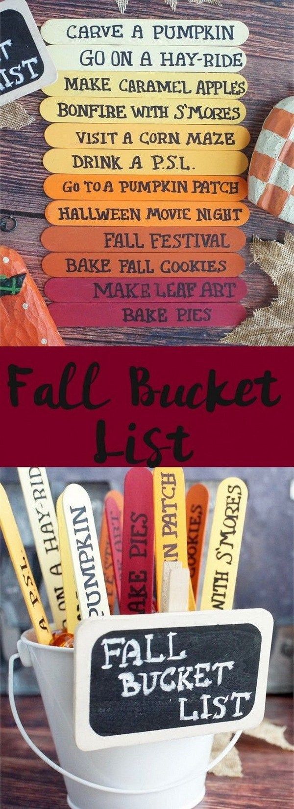 Über 50 DIY Bastel und Dekorationsideen für den Herbst, die einfach und kostengünstig sind #fallseason