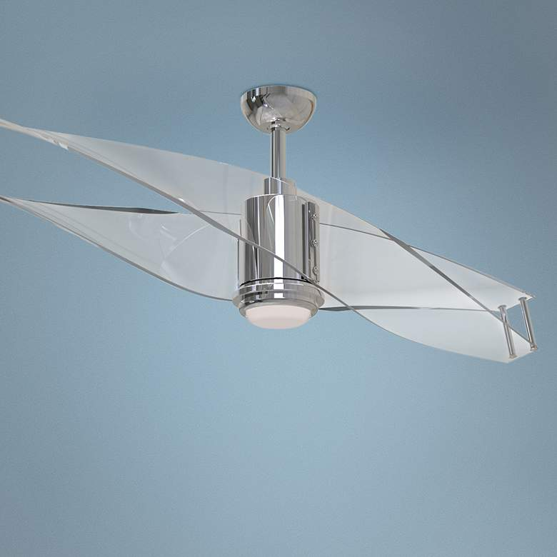 Acrylic Ceiling Fan 3 Blade Ceiling Fan with Acrylic Transparent Blades and Contactless
