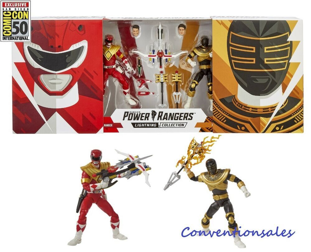 Power Rangers Lightning Collection SDCC Exclusive Double Pack Red Gold Zeo