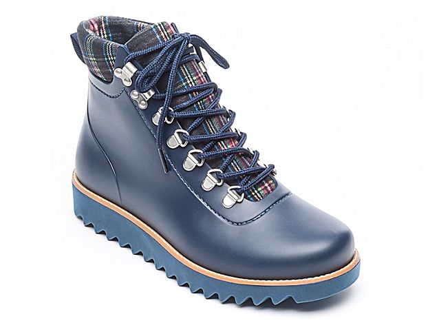 smiry Womens Short Rain Boots Glossy Waterproof Platform Slip On Ankle Boots Elastic Chelsea Booties
