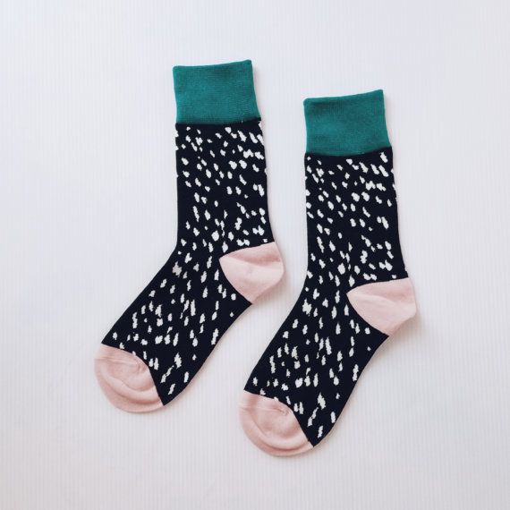 You like mismatched socks with polka dots