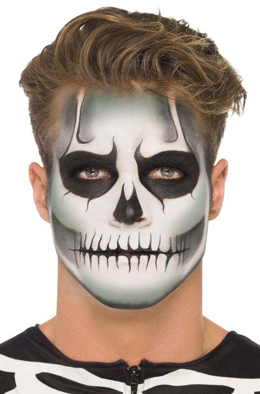 Glow In The Dark Skeleton Make Up Kit Cool Halloween Makeup Face Painting Halloween Halloween Skeletons
