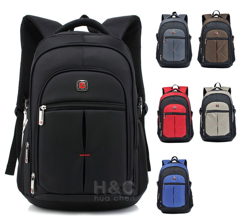 Men/'s Travel Rucksack Notebook Laptop Swiss Hiking Notebook Backpack School Bag