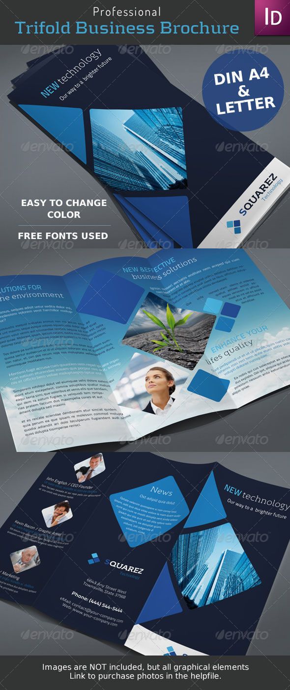 business trifold brochure graphicriver item for sale for visual