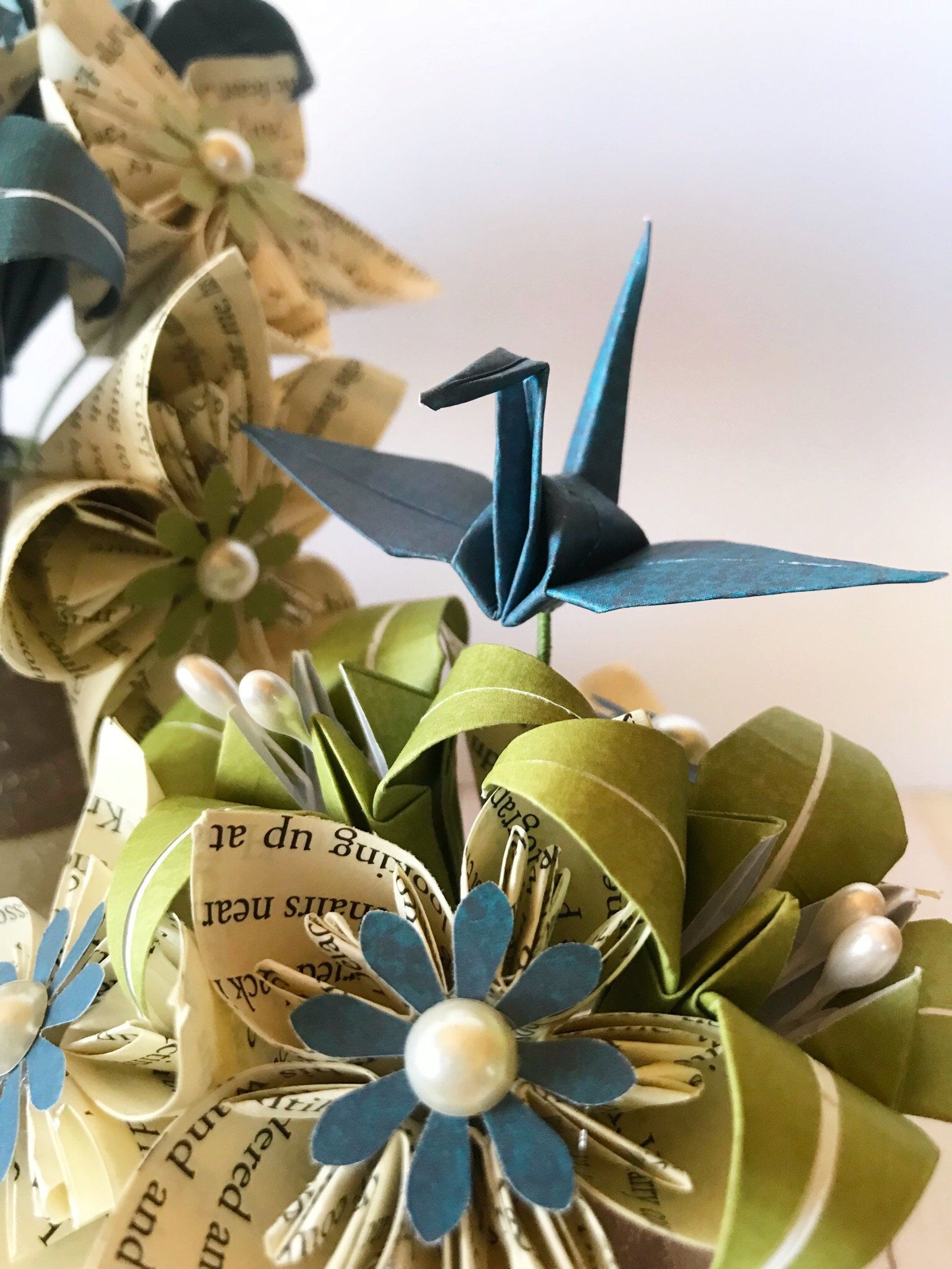 paper flower bouquet for mother's day