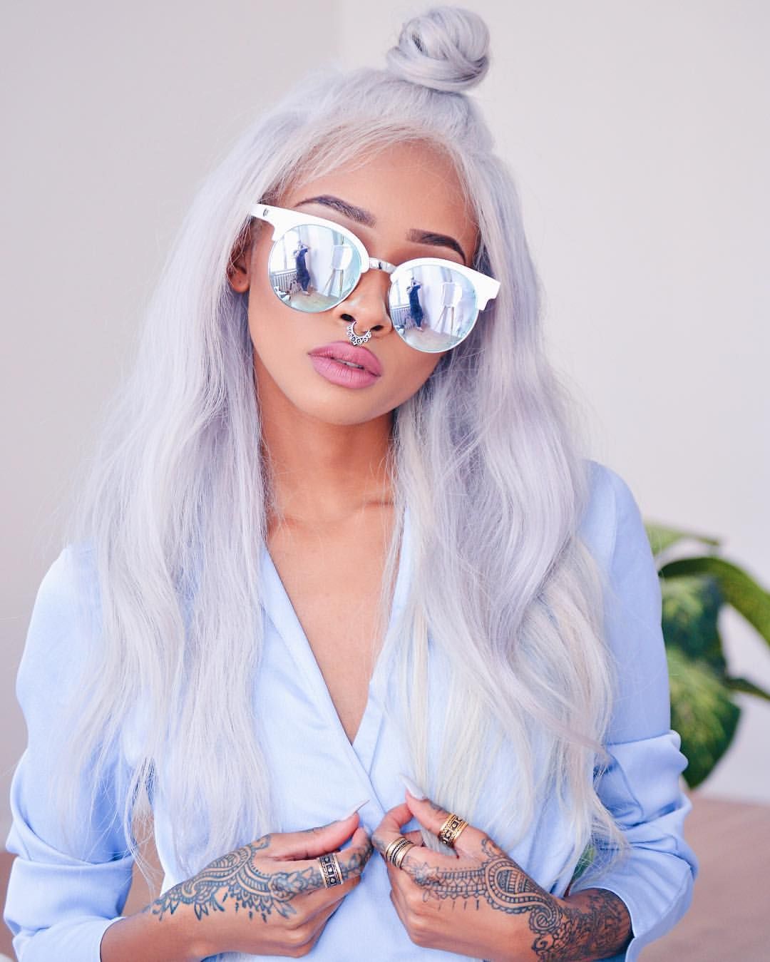 Large Flat Cat Eye Gentle Love Fashion Mirror Metal Wire Big It Sunglasses 4113