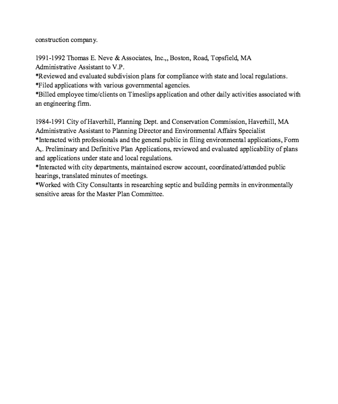example of paralegal resume