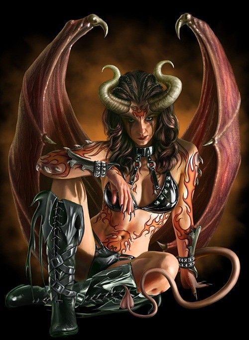 Diablesse Page 26 Demon Fantasy Art Demon Fille Demon