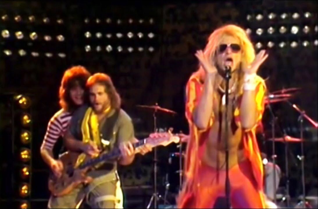 Van Halen On Italian Television 1982 Van Halen Eddie Van Halen David Lee Roth