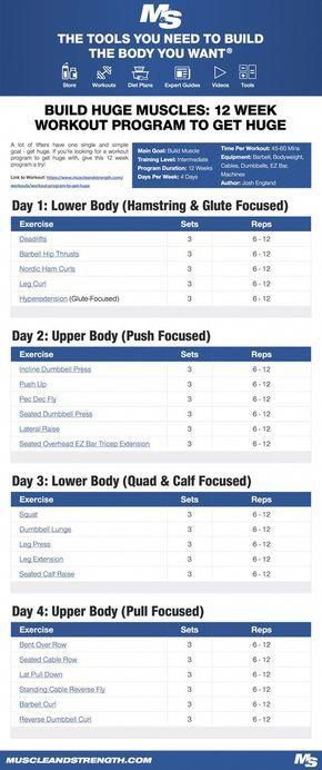 (Click through to download PDF!) A lot of lifters have one single and simple goal - get huge. If you...