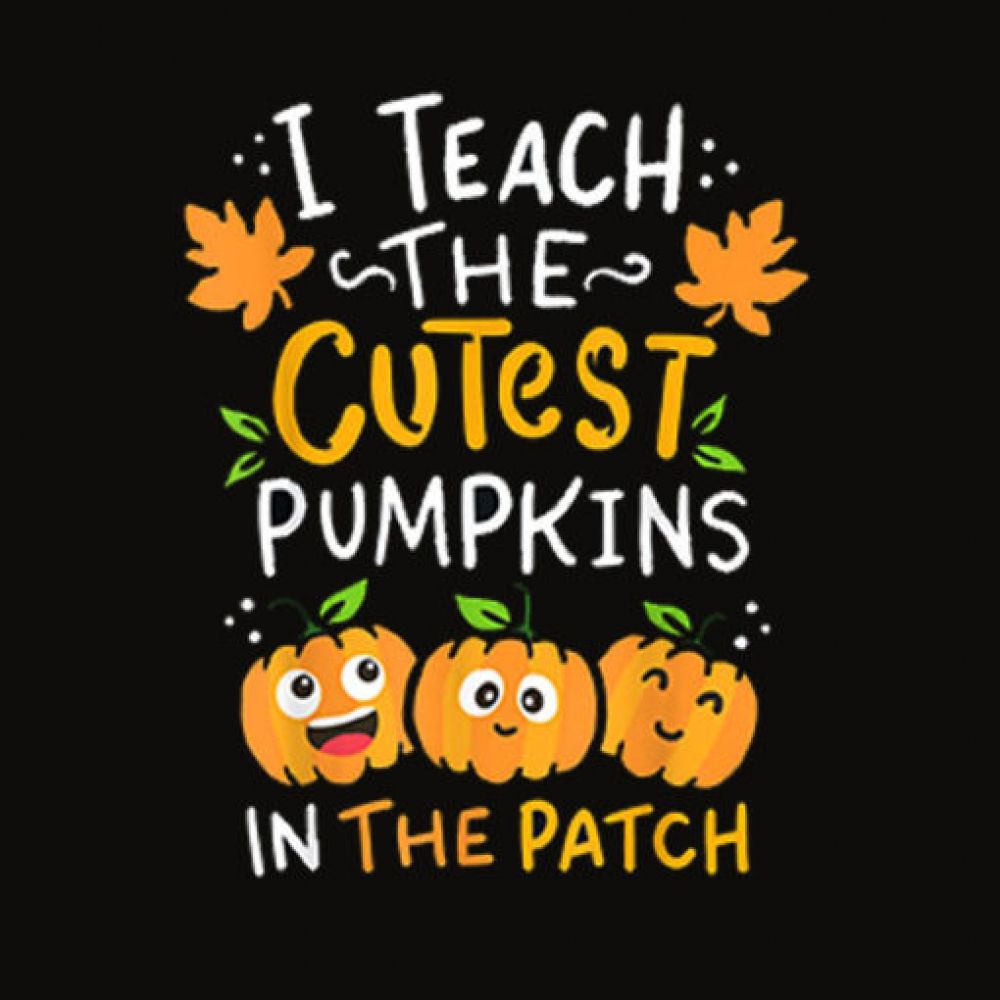 Teacher Halloween Pre K Teacher Kindergarten Cutest Pumpkins T Shirt 