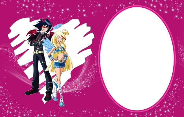 Download Raf and Sulfus Angel's Friends Kids PNG Frame | Friends ...