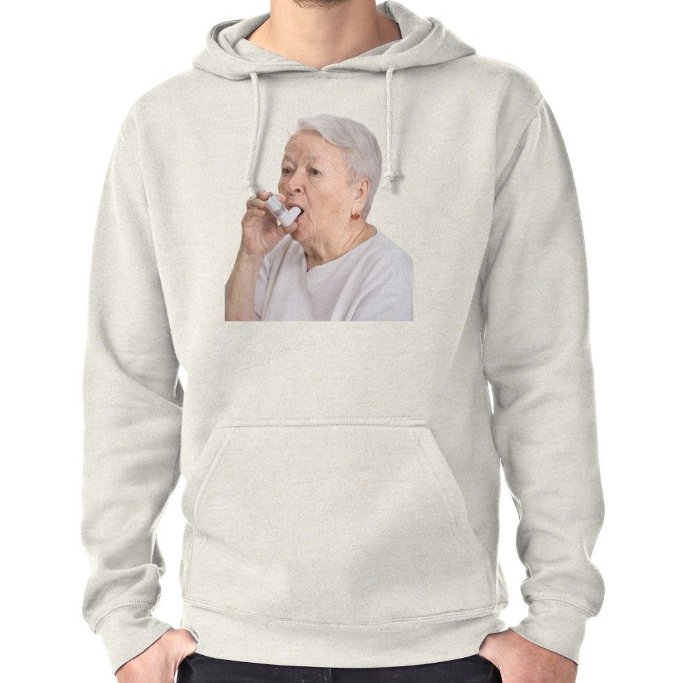 Old Lady With Inhaler T Shirt By Sophiapetrillo Hoodies Shirts