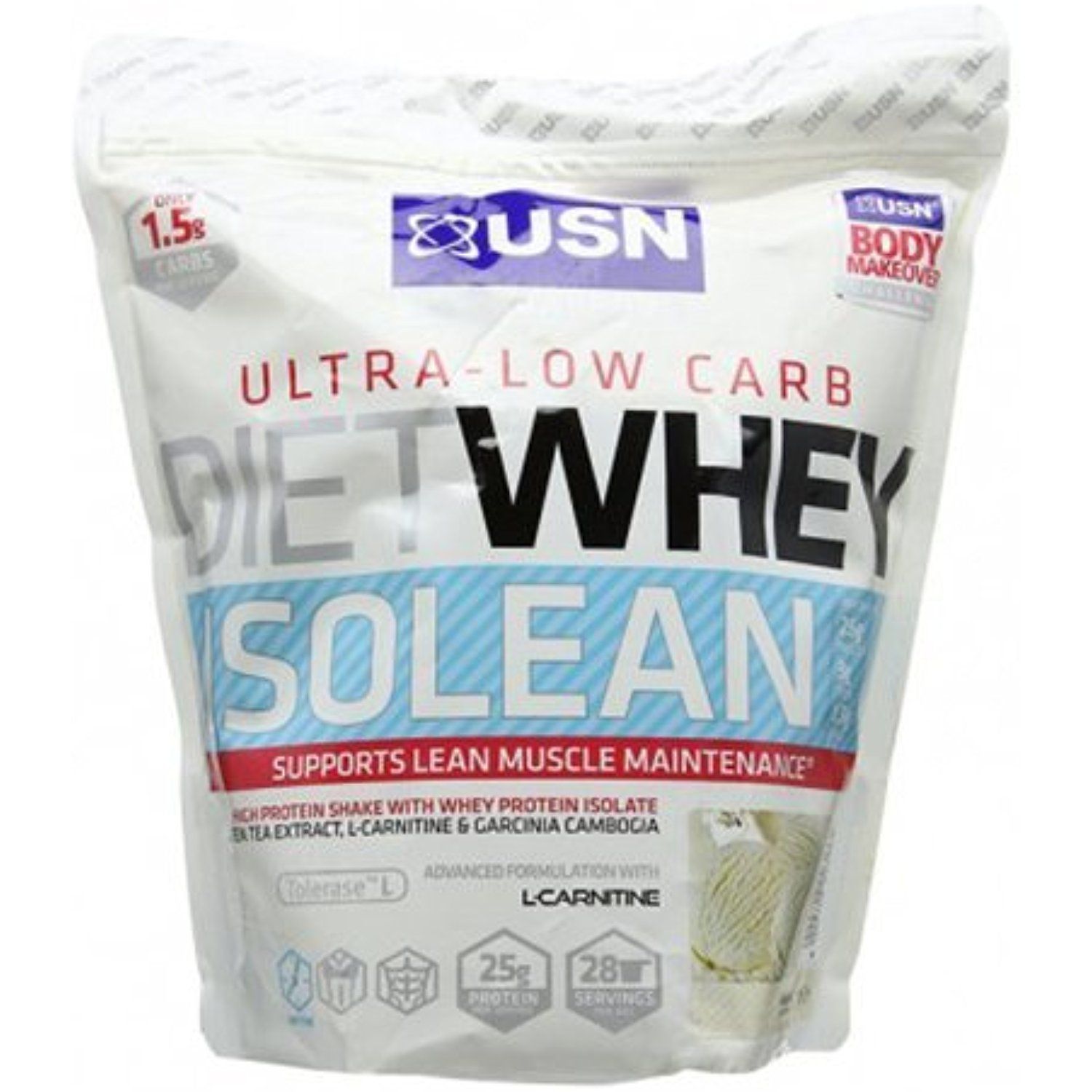 USN Diet Whey Isolean Protein, Vanilla 1 kg by USN Check out this