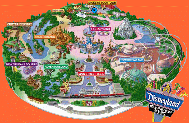 Toon town Disneyland map Disneyland - 9c1269bf38ac1ea5ef38357ba6736ac1