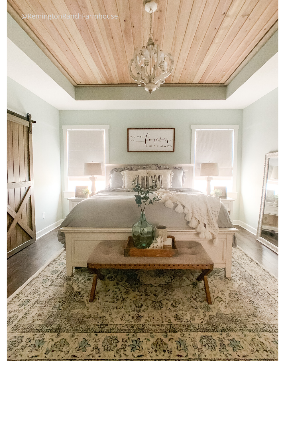 Farmhouse Master Bedroom Decor