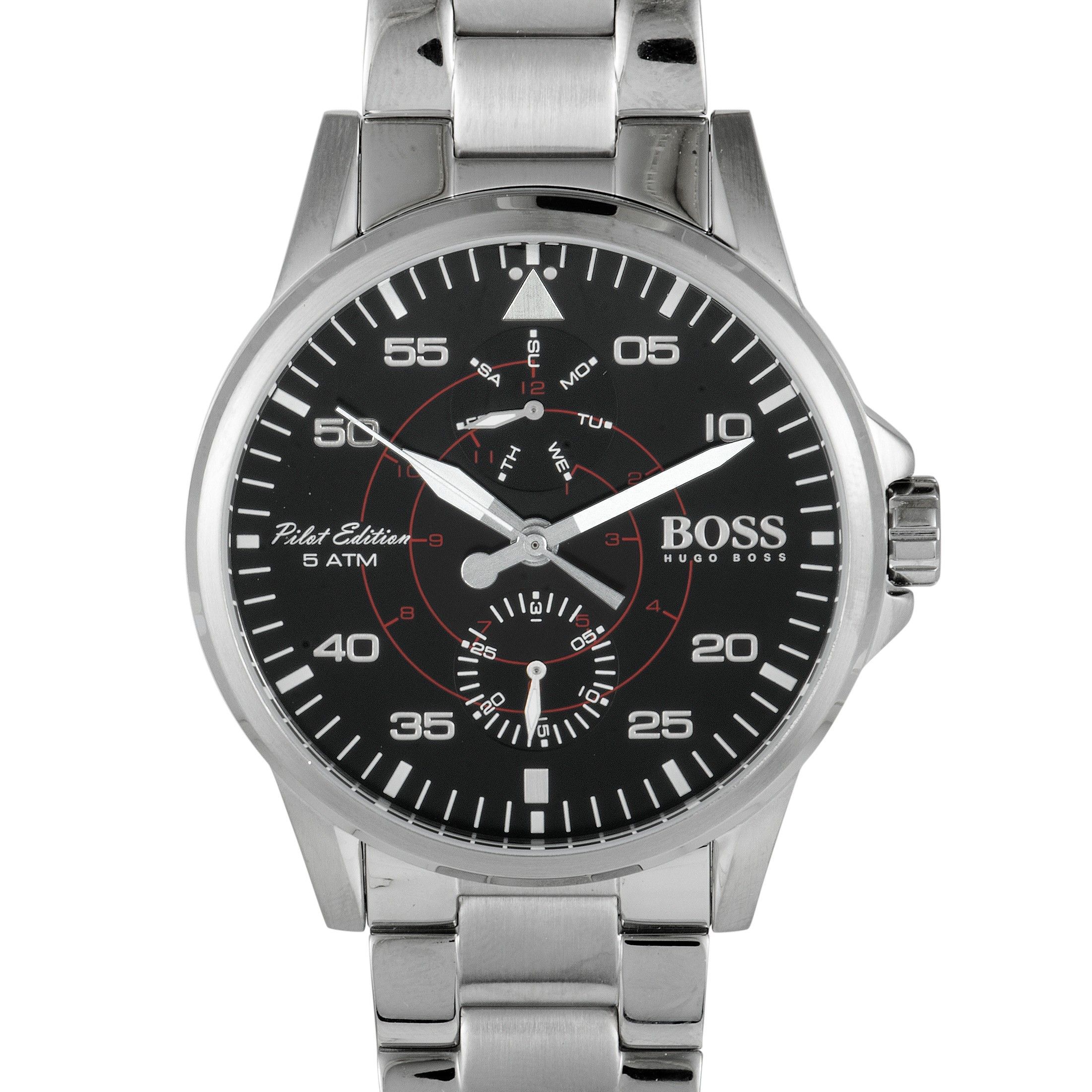 Hugo Boss Aviator Casual Sport Men s Watch Black 1513518 Watches